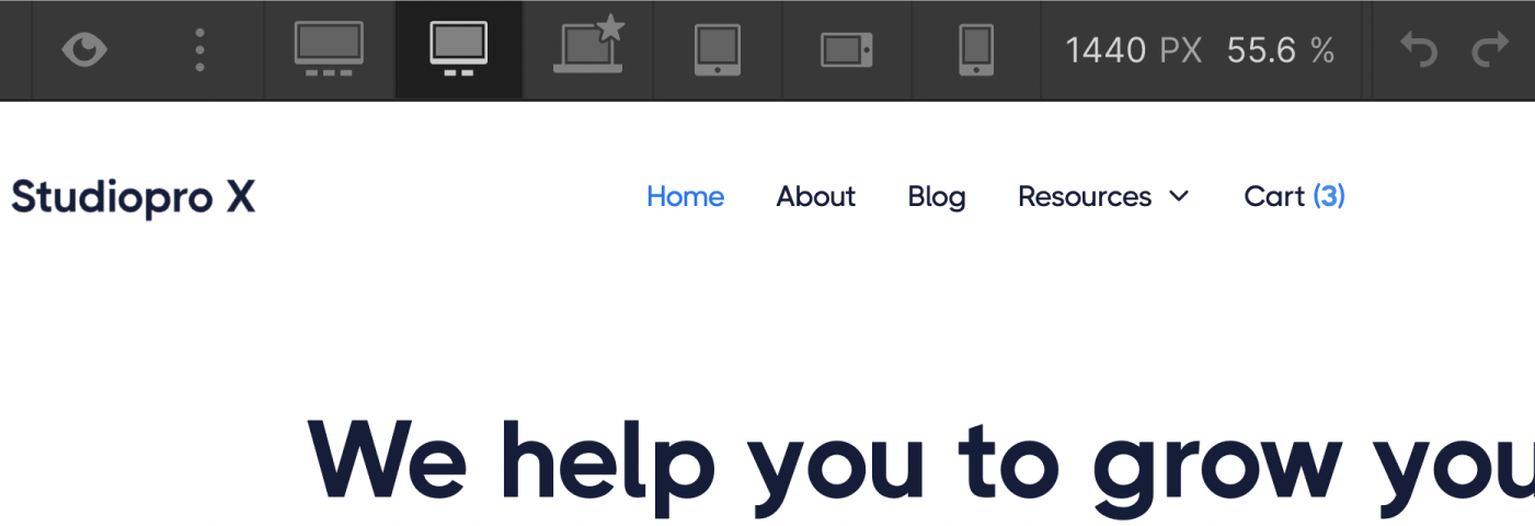 Responsive Design - Studiopro X Webflow Template